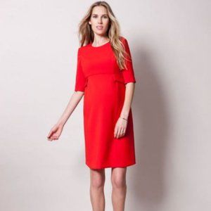 Seraphine red maternity dress - worn once